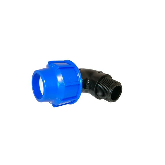 Poliext KPE könyök idom 25 mm 1/2" KM
