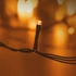 Karácsonyi LED Füzér Műanyag (100LED/10m/10cm) meleg fénnyel, adapteres