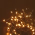 Karácsonyi LED Füzér Műanyag (100LED/10m/10cm) meleg fénnyel, adapteres