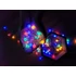 Karácsonyi LED Bogyós Füzér Műanyag (100LED/10m/10cm) multicolor, adapteres