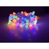 Karácsonyi LED Bogyós Füzér Műanyag (100LED/10m/10cm) multicolor, adapteres
