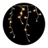 Karácsonyi LED Füzér Bővíthető homlokzatra (100LED/2m/H70cm) meleg fénnyel, adapteres